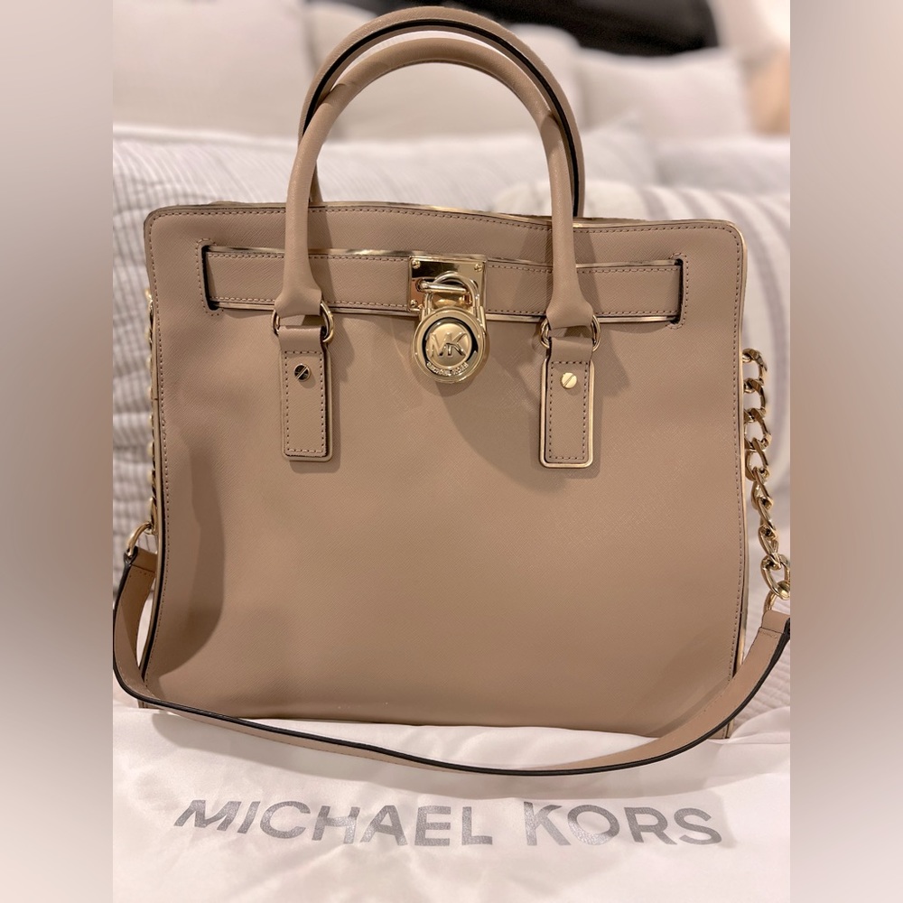 Michael Kors Hamilton Specchio NS tote 👜 Oyster Bag 🌸
